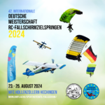 42. Internationale Deutsche Meisterschaft im Fallschirmzielspringen beim MFC-Hohenzollern in Hechingen am 23.-25.08.2024